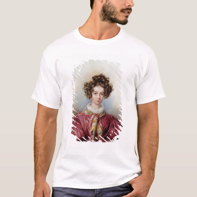 T-shirt Portrait de George Sand 1830 (Devant)