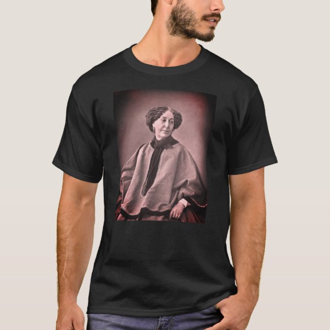 T-shirt Portrait de George Sand par Nadar (Devant)
