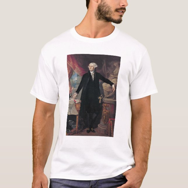 T-shirt Portrait de George Washington, 1796 (Devant)