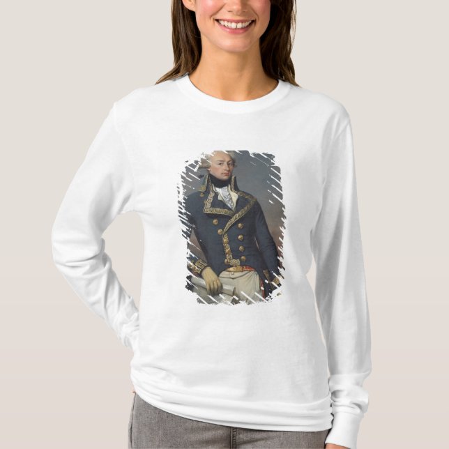 T-shirt Portrait de Gilbert Motier en tant que lieutenant (Devant)