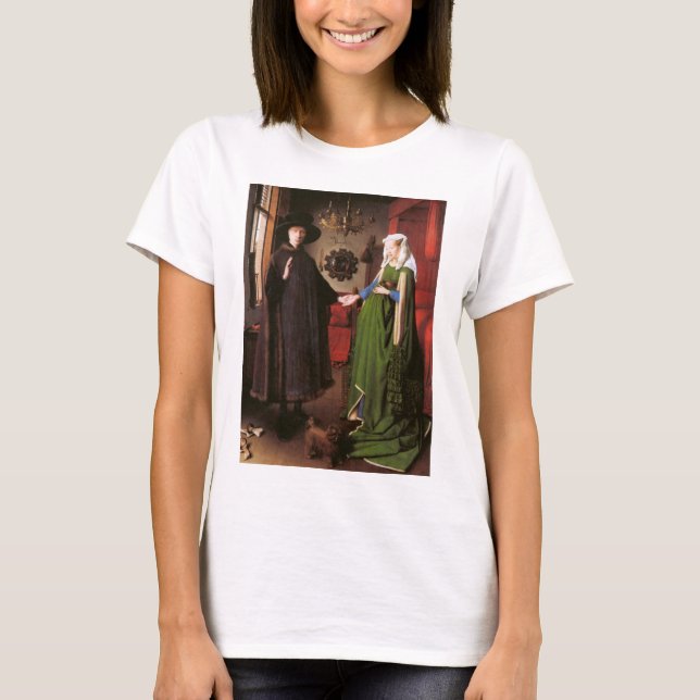 T-shirt Portrait de Giovanni Arnolfini et son épouse (Devant)