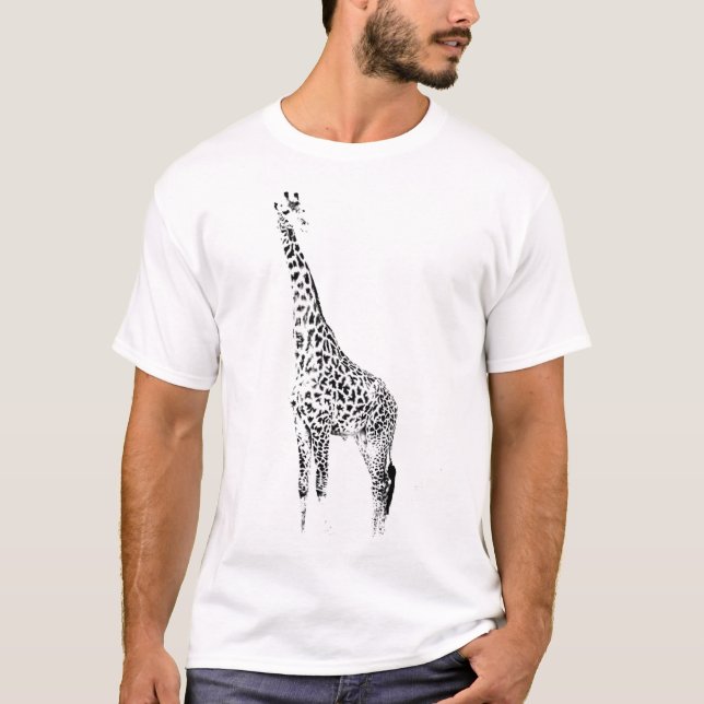 T-shirt Portrait de Giraffe (Devant)