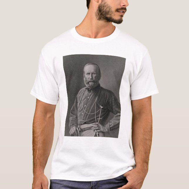 T-shirt Portrait de Giuseppe Garibaldi (Devant)