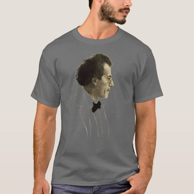 T-shirt Portrait de Gustav Mahler (1902) (Devant)