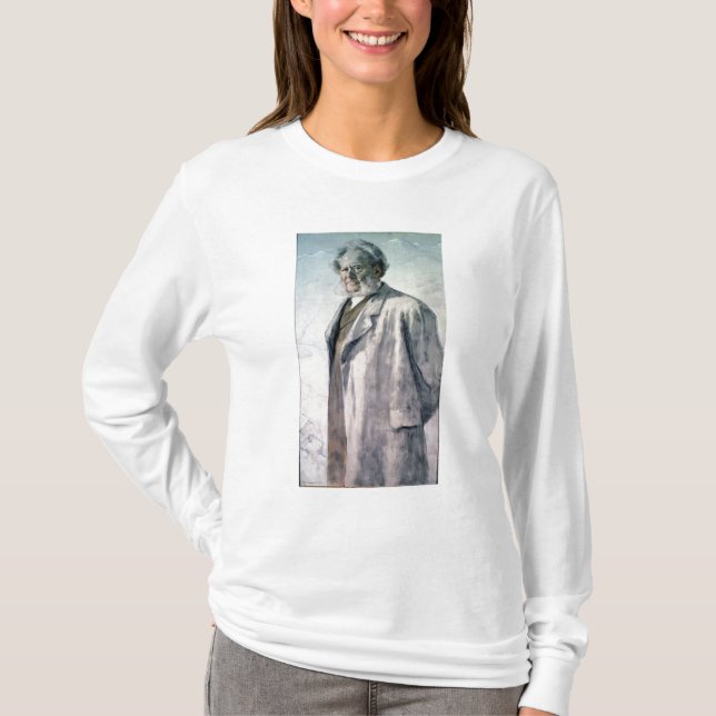 T-shirt Portrait de Henrik Ibsen, 1895 (Devant)