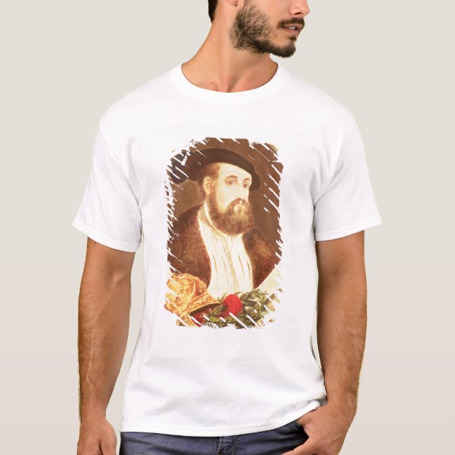 T-shirt Portrait de Hernan Cortes (Devant)