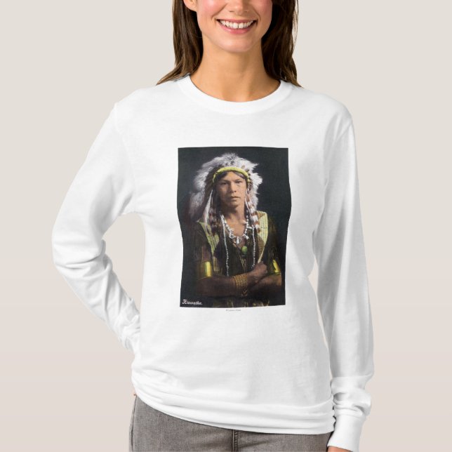T-shirt Portrait de Hiawatha (Devant)