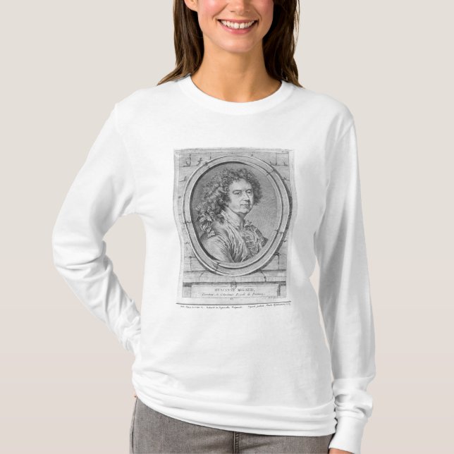 T-shirt Portrait de Hyacinthe Rigaud, 1752-65 (Devant)
