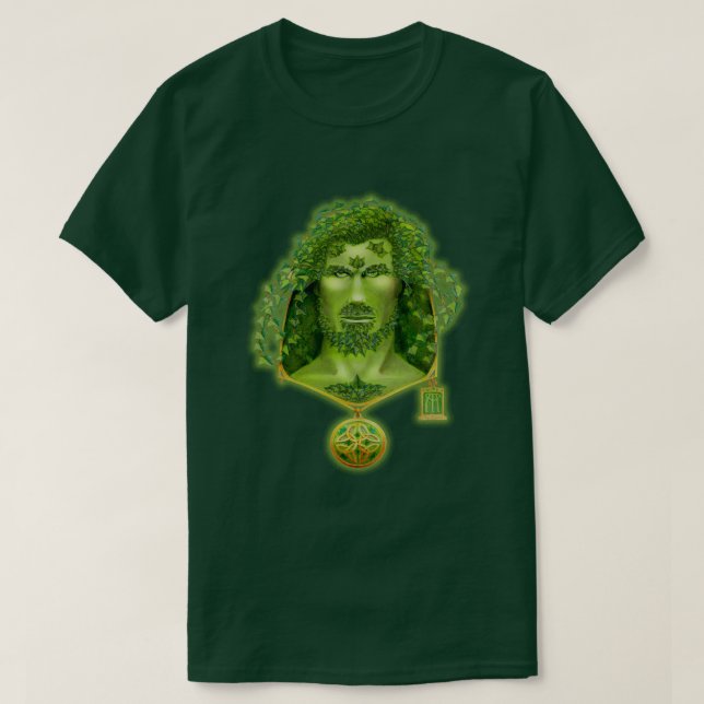 T-shirt Portrait de Ivy Green Man (Design devant)