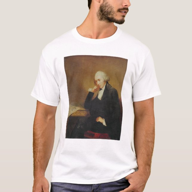 T-shirt Portrait de James Watt 1792 (Devant)