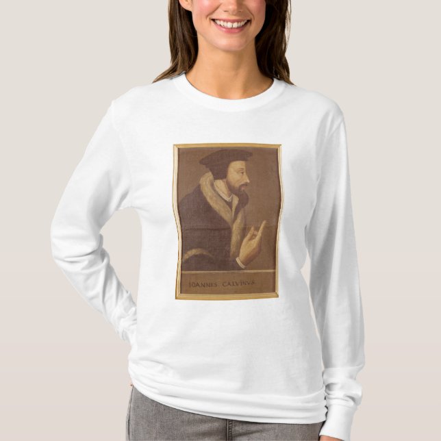 T-shirt Portrait de Jean Calvin (Devant)