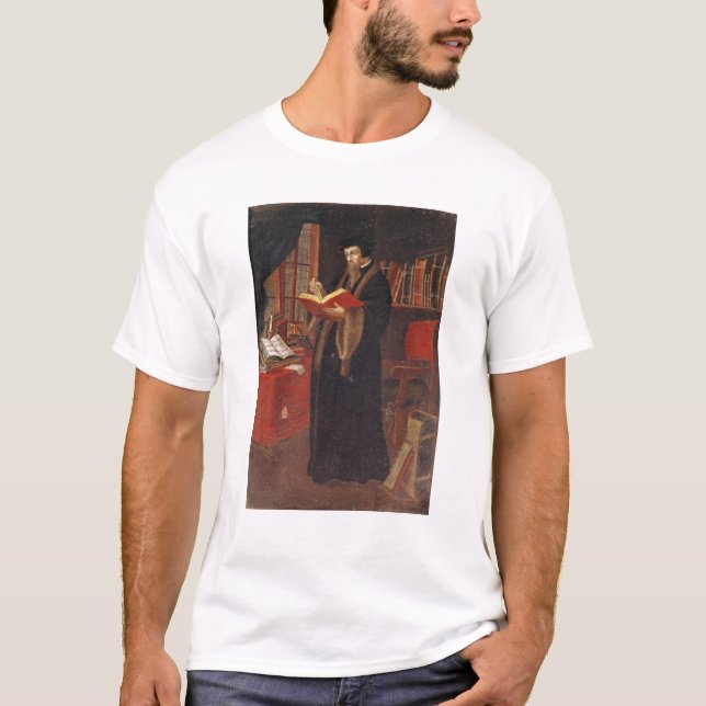 T-shirt Portrait de Jean Calvin (Devant)