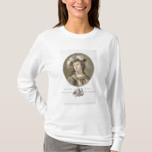 T-shirt Portrait de Jeanne d'Arc (1412-31), 1787 (coloré