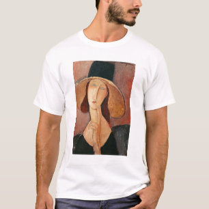 T-shirt Portrait de Jeanne Hebuterne dans un grand casquet