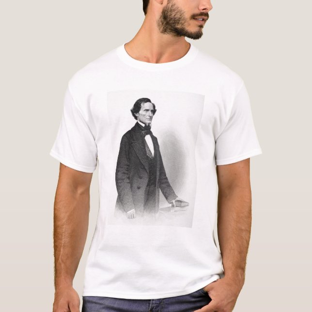 T-shirt Portrait de Jefferson Davis (Devant)