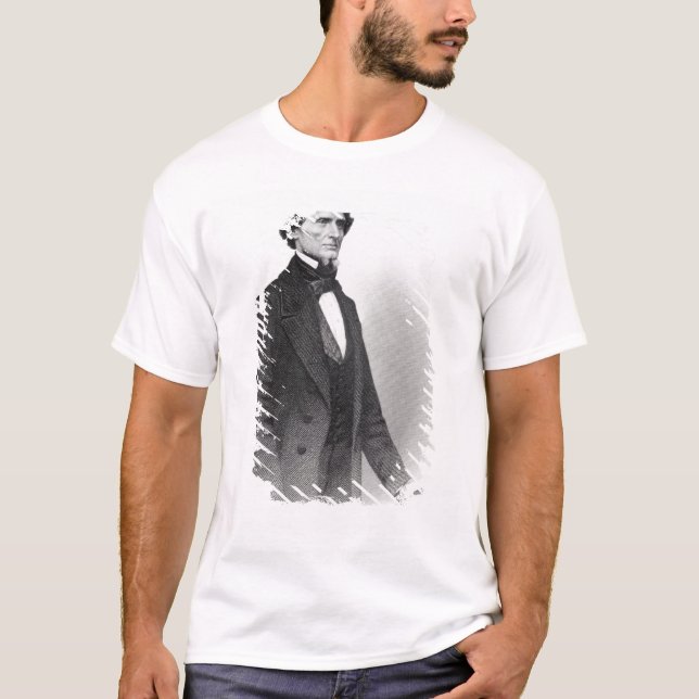 T-shirt Portrait de Jefferson Davis (Devant)