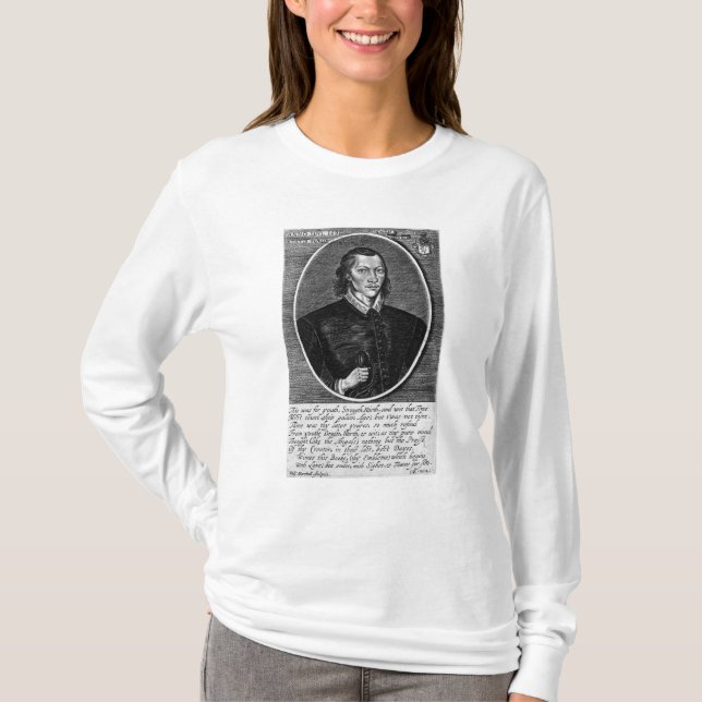 T-shirt Portrait de John Donne (Devant)