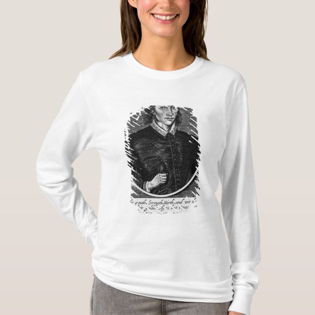 T-shirt Portrait de John Donne (Devant)
