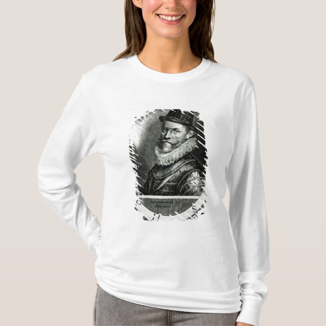 T-shirt Portrait de John Hawkins (Devant)