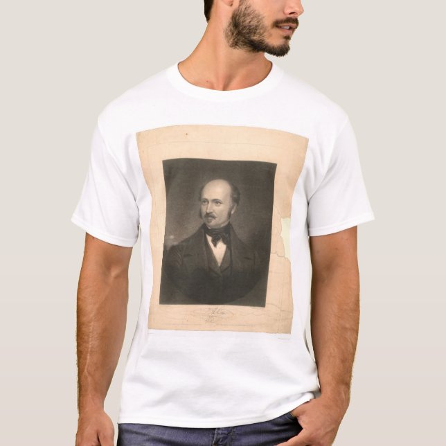 T-shirt Portrait de John Sutter (1679A) - non restauré (Devant)