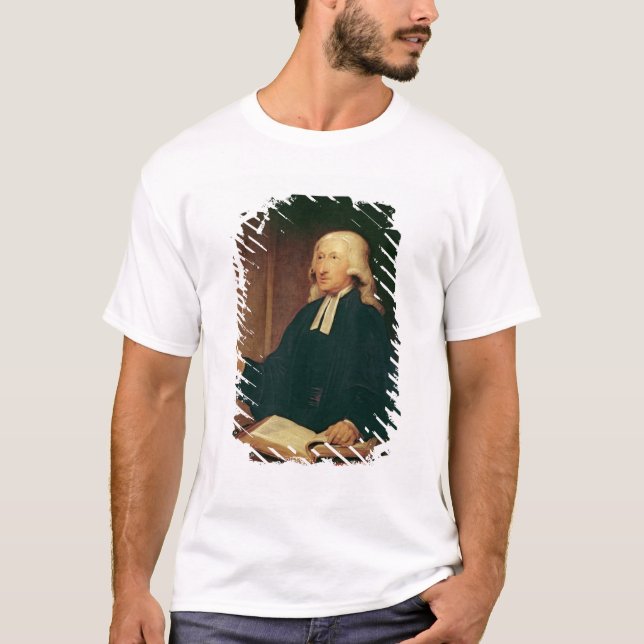 T-shirt Portrait de John Wesley 1788 (Devant)