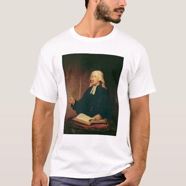 T-shirt Portrait de John Wesley 1788 (Devant)