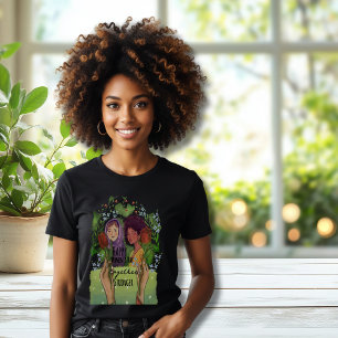 T-shirt Portrait de journée internationale des femmes Plus