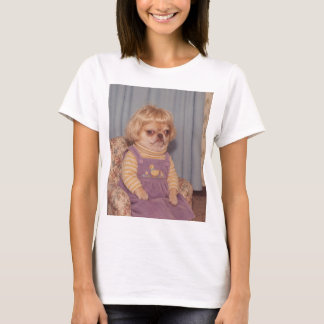 T-shirt Portrait de journée photo rétro de Chihuahua grinc