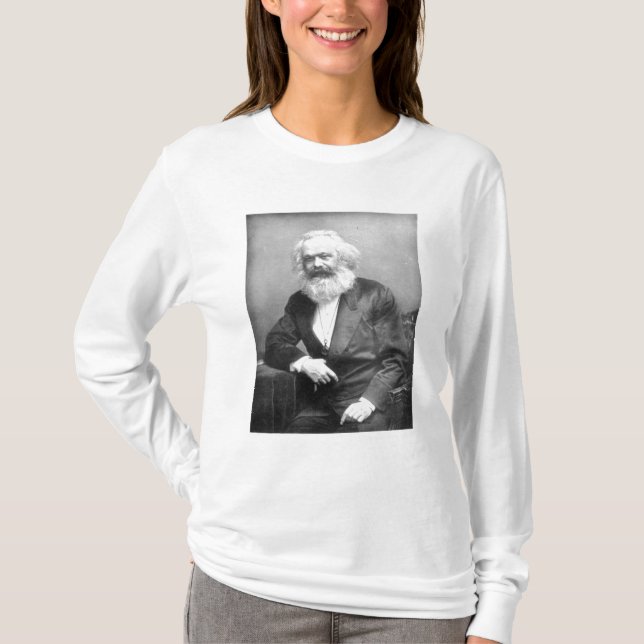 T-shirt Portrait de Karl Marx (Devant)