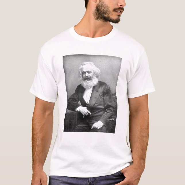 T-shirt Portrait de Karl Marx (Devant)