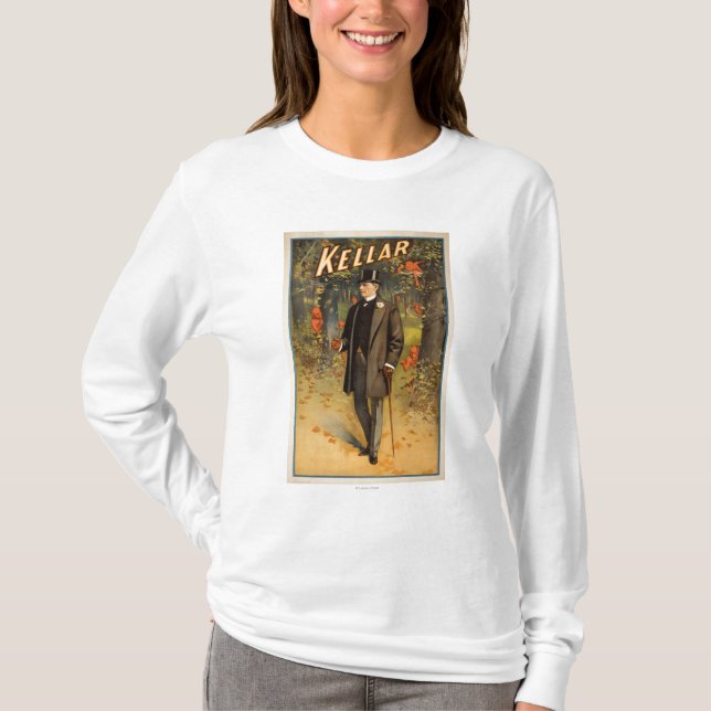 T-shirt Portrait de Kellar avec l'affiche promotionnelle (Devant)