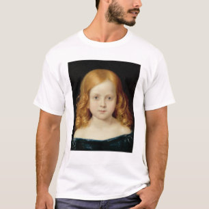 T-shirt Portrait de la fille de l'artiste