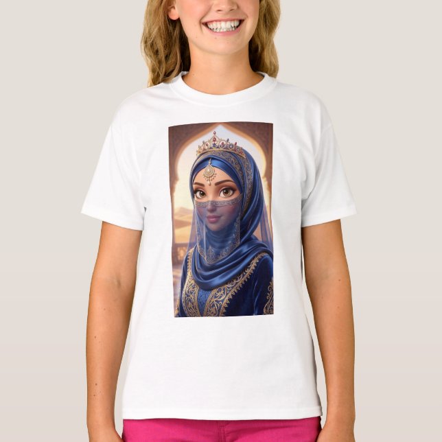 T-Shirt Portrait de la Princesse Royale du Désert  (Devant)