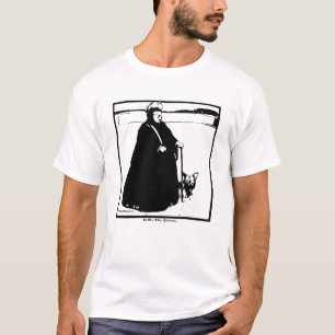 T-shirt Portrait de la reine Victoria et Yorkie Dog