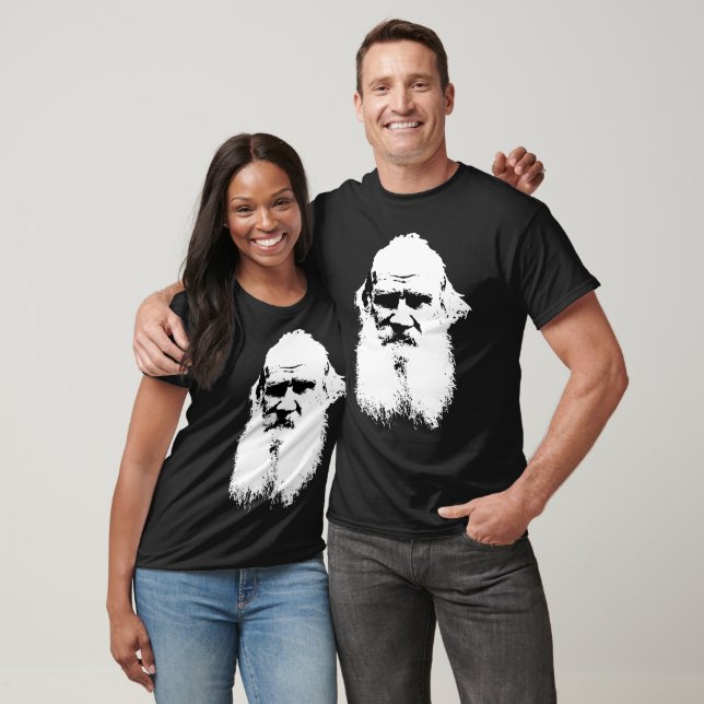 T-shirt Portrait de Leo Tolstoï (Unisexe)
