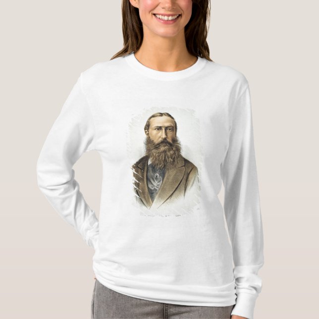 T-shirt Portrait de Leopold II (1835-1909), roi de Belgiu (Devant)
