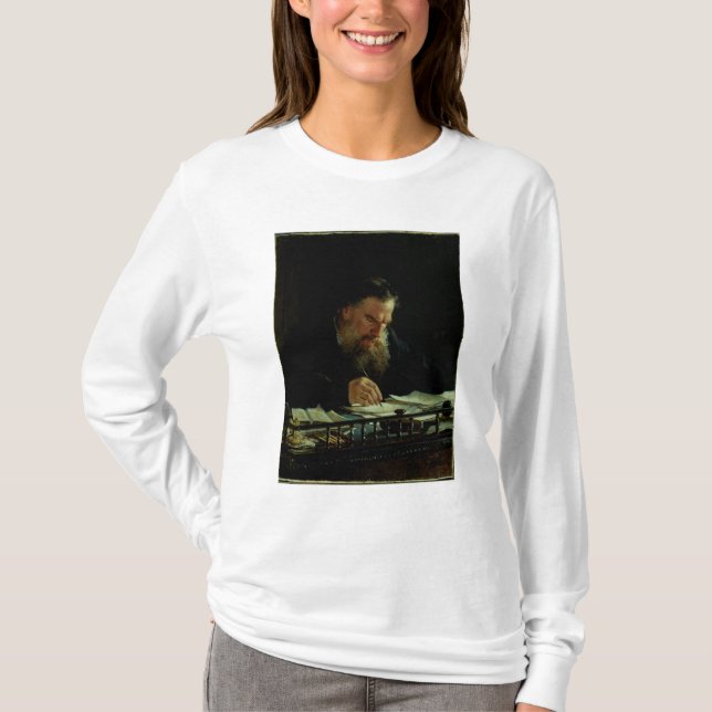 T-shirt Portrait de Lev Tolstoy (Devant)