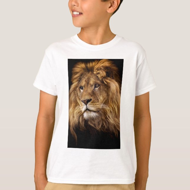 T-shirt Portrait de Lion (Devant)