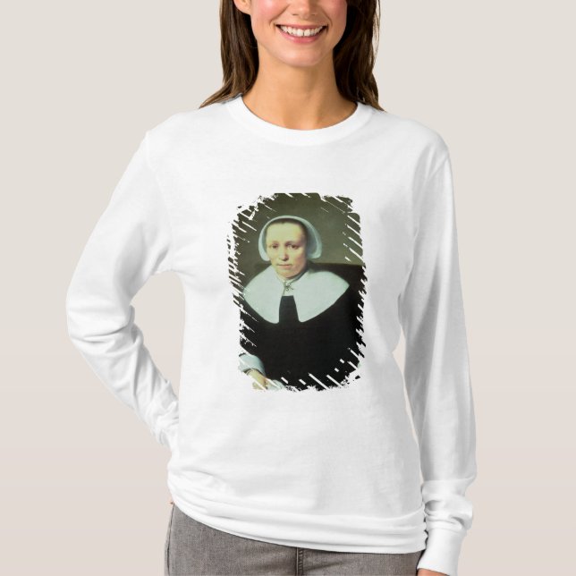 T-shirt Portrait de Madame avec intellectuel et des (Devant)