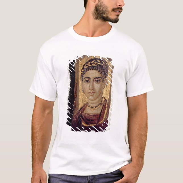 T-shirt Portrait de maman d'une femme, de Fayum, (Devant)