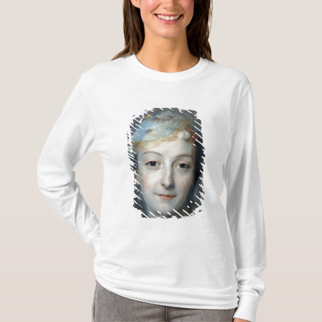 T-shirt Portrait de Marie Fel 1757 (Devant)
