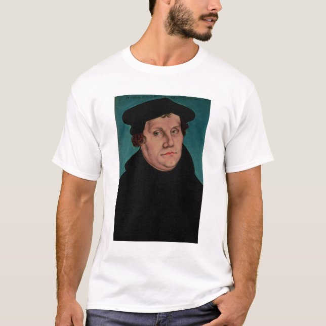 T-shirt Portrait de Martin Luther, 1529 (Devant)