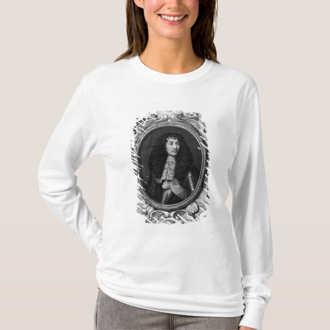 T-shirt Portrait de médaillon de Louis XIV (Devant)