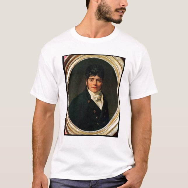 T-shirt portrait de médaillon du Comte Esteve, 1804 (Devant)