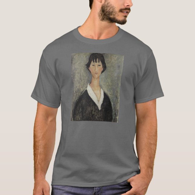 T-shirt Portrait de Modigliani Amedeo (Devant)