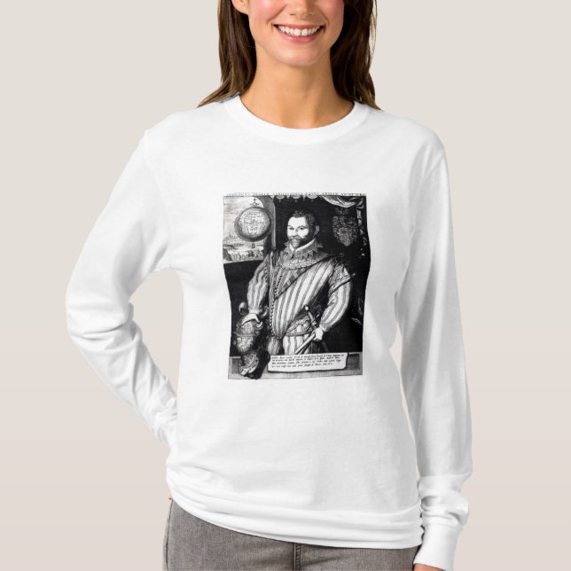 T-shirt Portrait de monsieur Francis Drake (Devant)