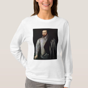 T-shirt Portrait de monsieur Walter Raleigh 1588