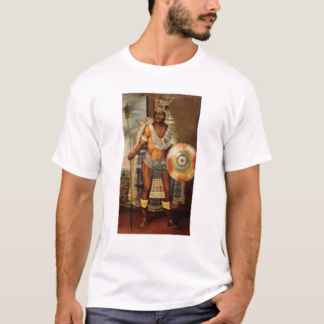 T-shirt Portrait de Montezuma II (Devant)