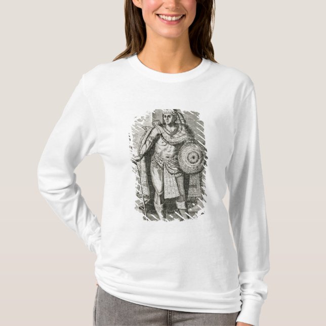 T-shirt Portrait de Montezuma II (Devant)