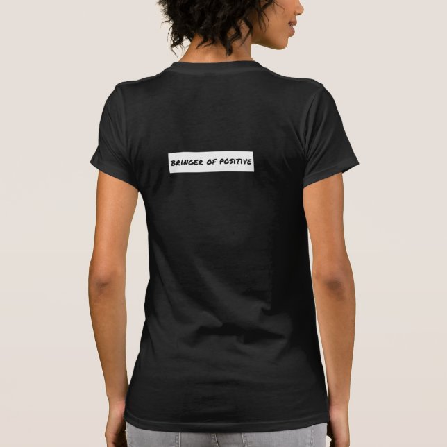 T-shirt Portrait de motivation positive (Dos)